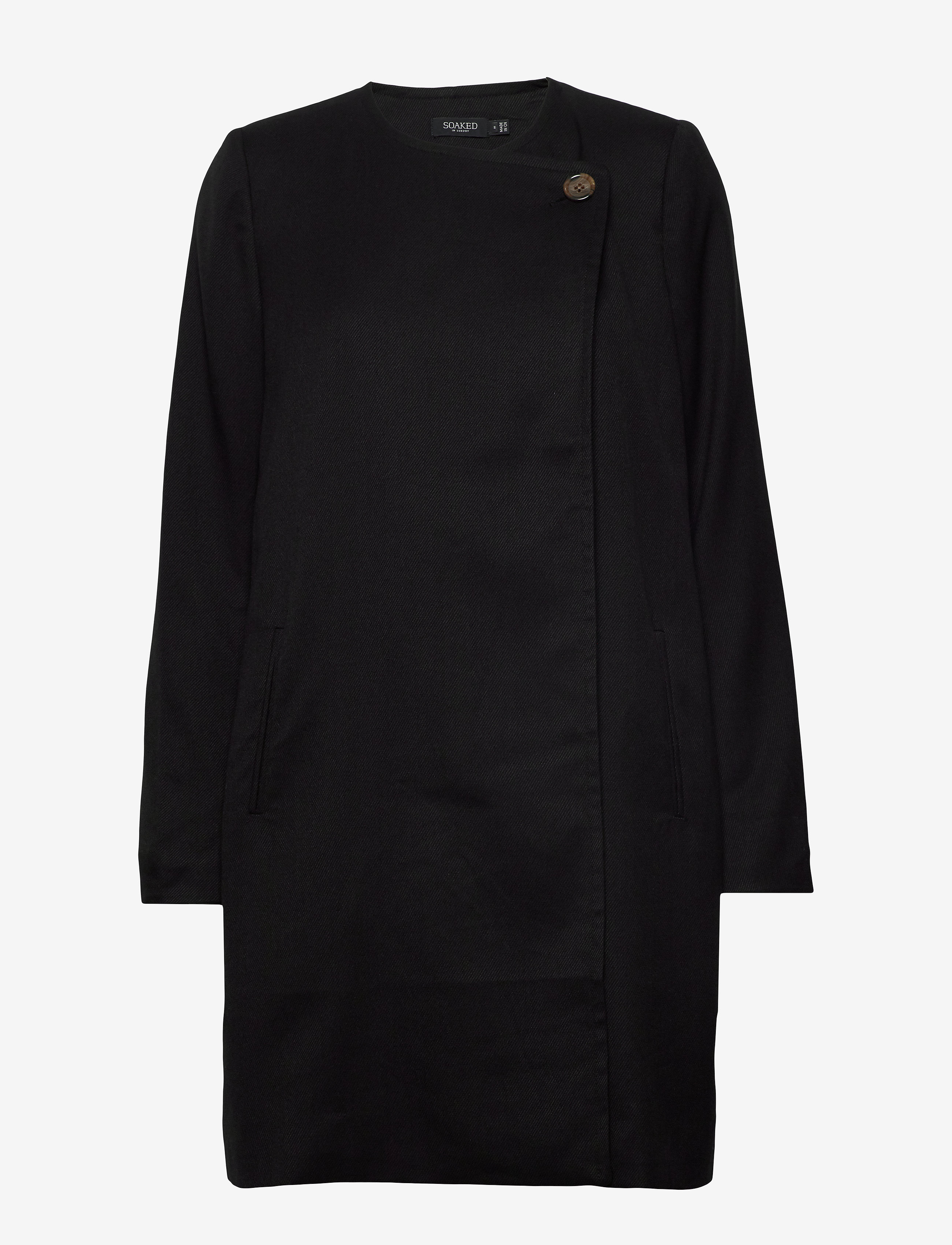Soaked - SLMerle Coat - black - 3