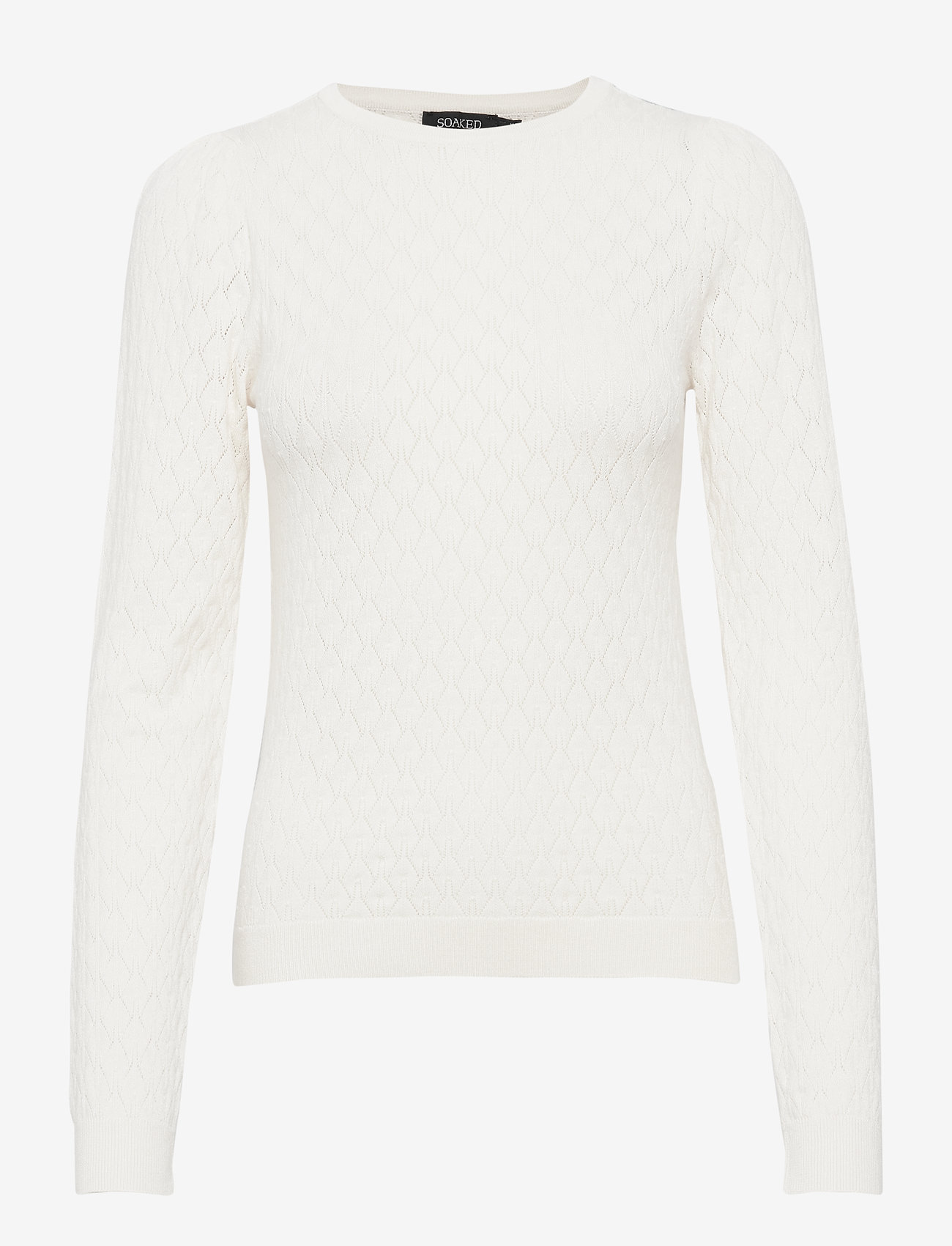 Soaked in Luxury - SLZiga Menika Pullover - antique white - 0