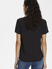 Soaked in Luxury - SLColumbine Crew-Neck T-Shirt SS - najniższe ceny - black - 5