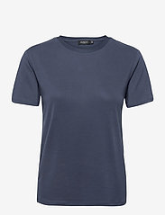 Soaked in Luxury - SLColumbine Crew-Neck T-Shirt SS - lowest prices - navy - 0