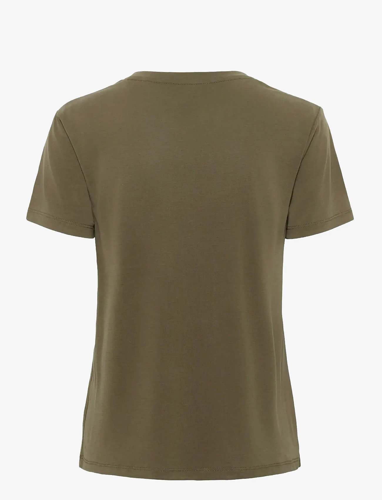 Soaked in Luxury - SLColumbine Crew-Neck T-Shirt SS - t-shirts - tarmac - 2