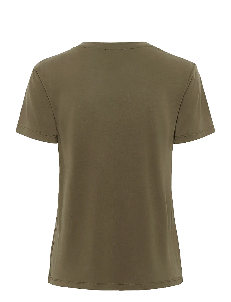 Soaked in Luxury - SLColumbine Crew-Neck T-Shirt SS - t-shirts - tarmac - 2