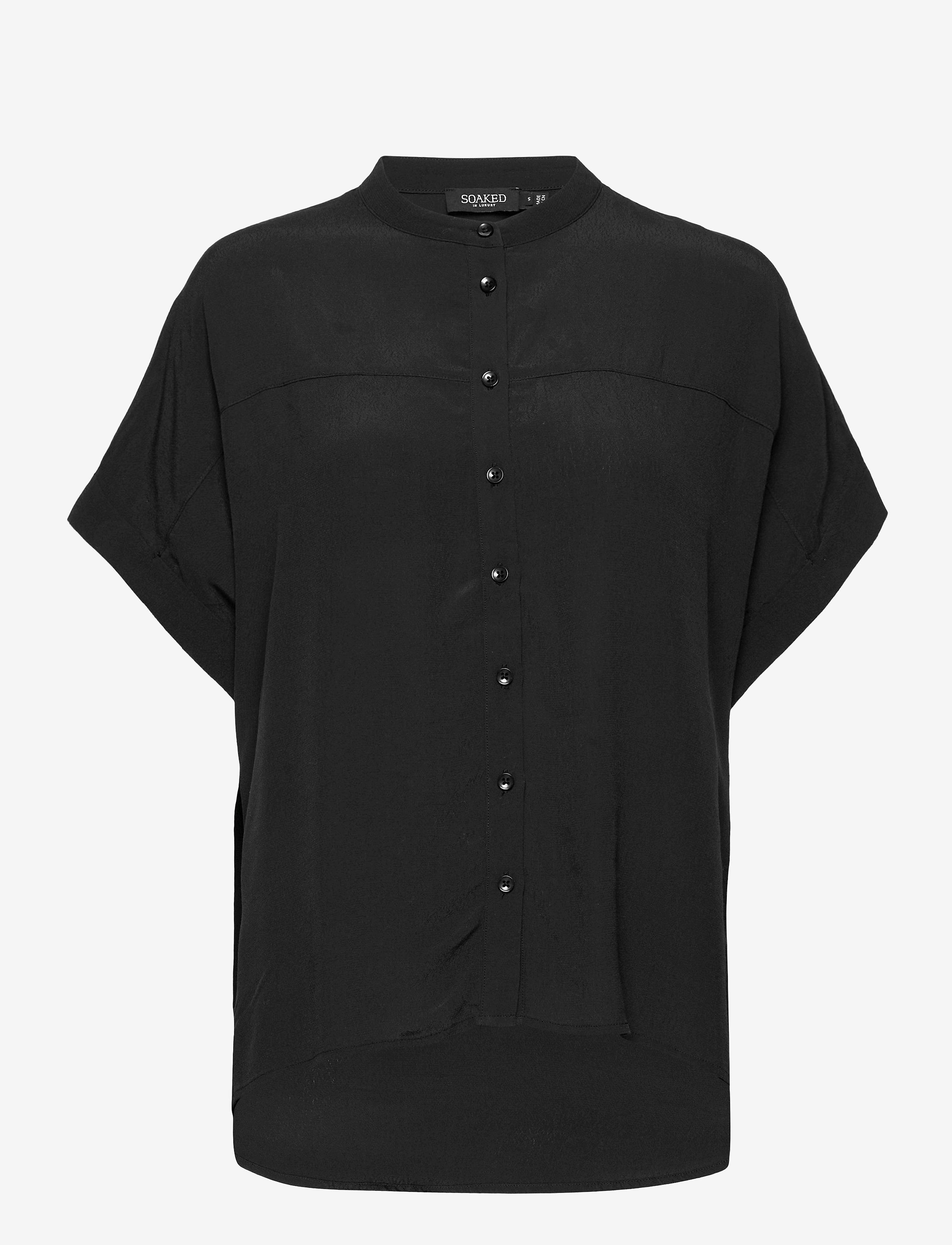 Soaked SLHelia Shirt SS - Modern femininity - BLACK / black