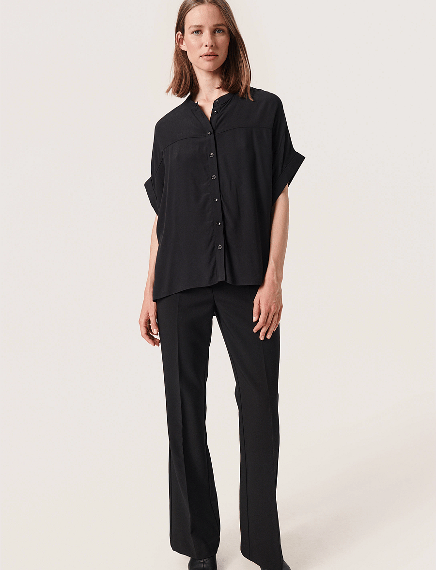 Soaked - SLHelia Shirt SS - chemises à manches courtes - black - 3