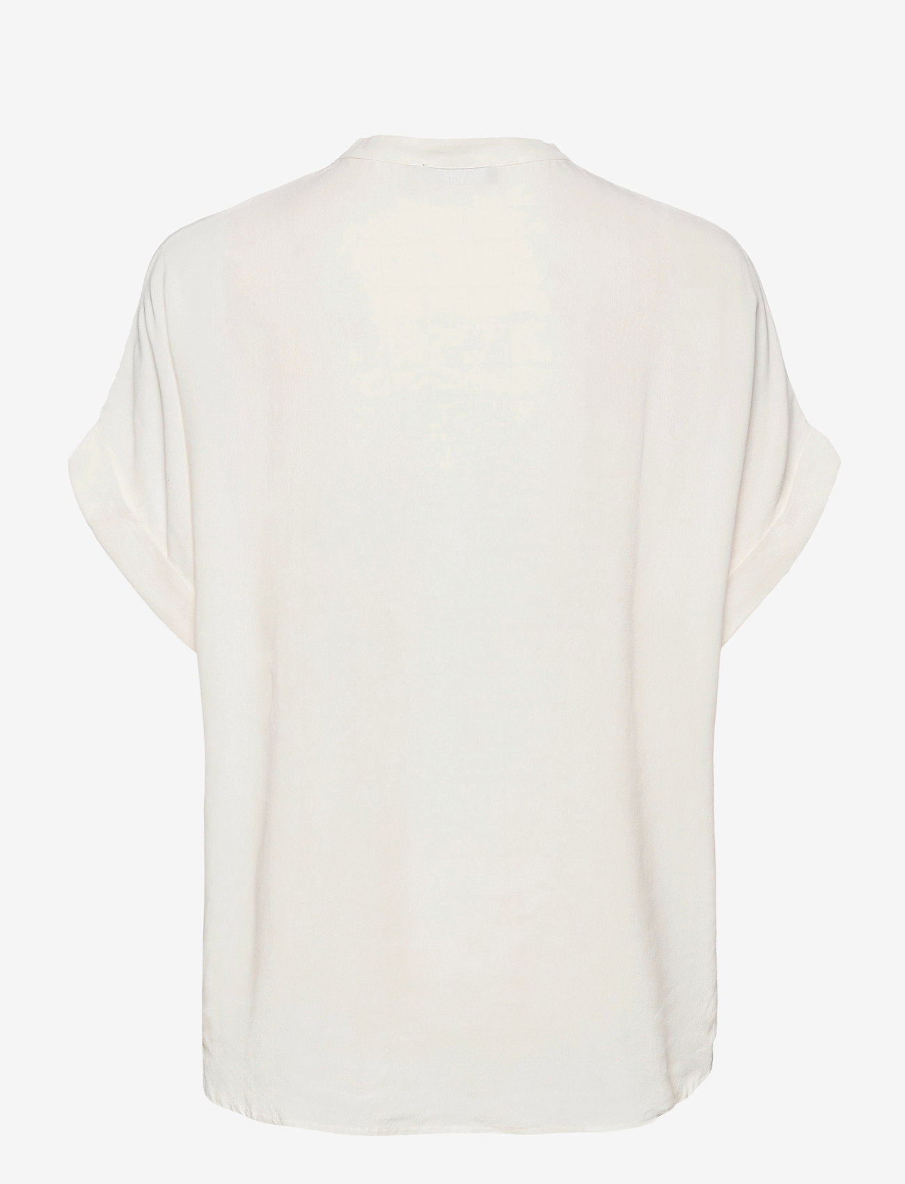 Soaked in Luxury - SLHelia Shirt SS - short-sleeved shirts - broken white - 1