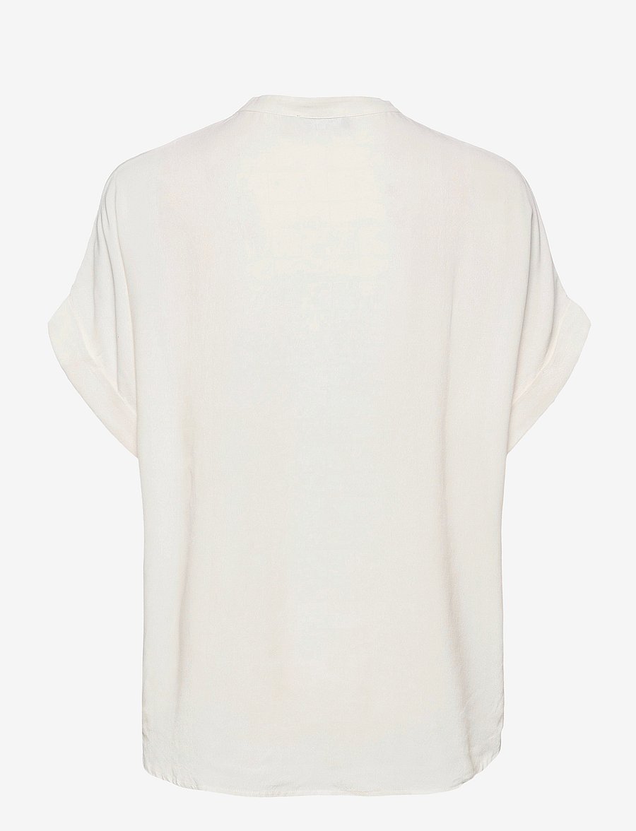 Soaked - SLHelia Shirt SS - kurzärmlige hemden - broken white - 2