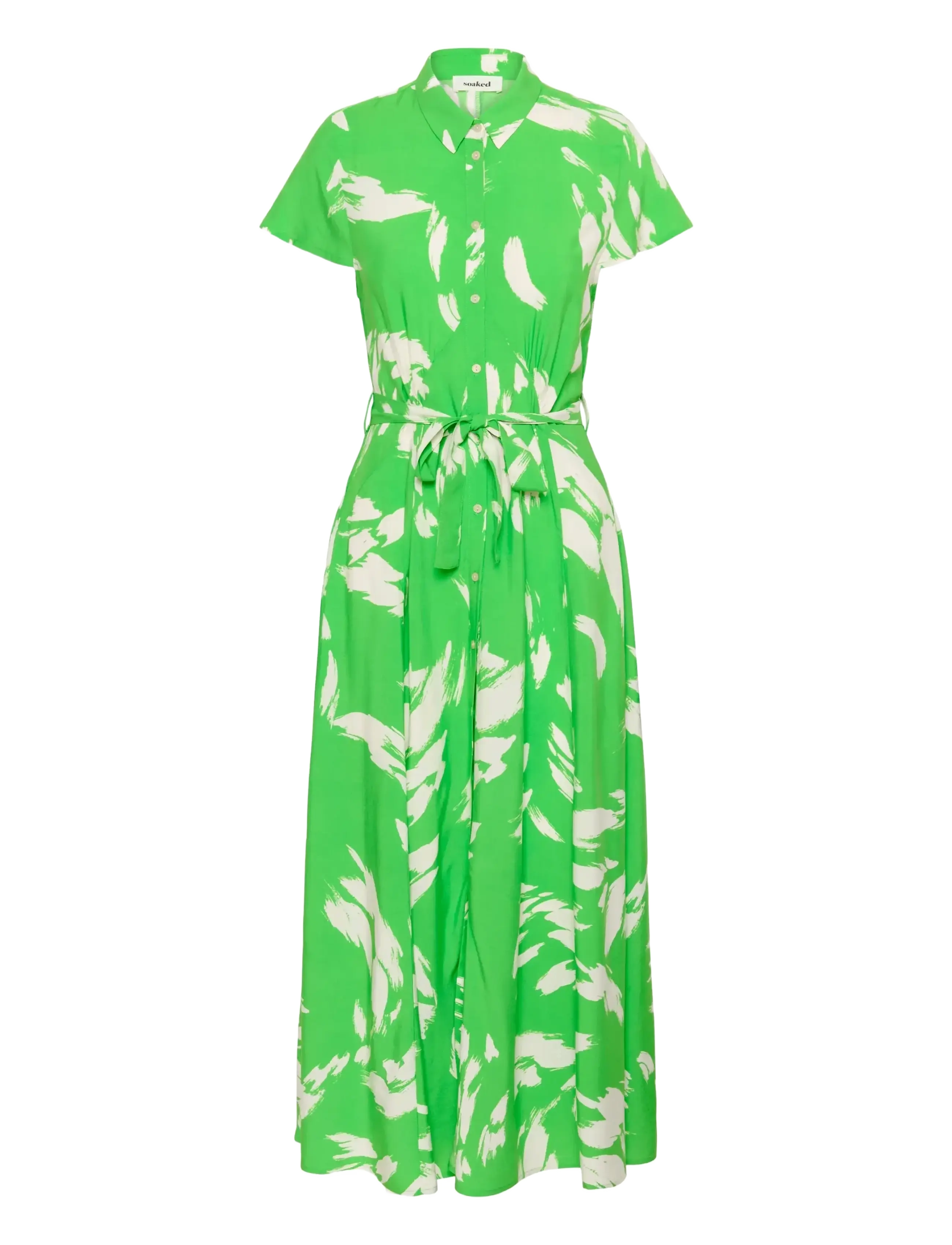 VIBRANT GREEN SPLASH PRINT