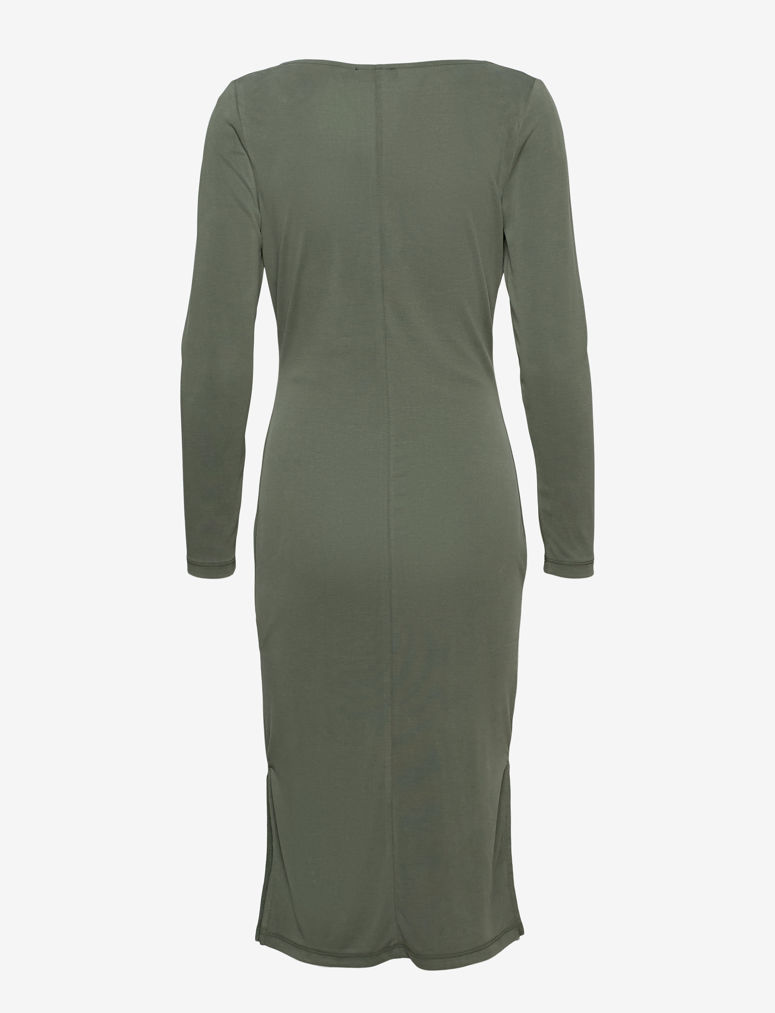 Soaked in Luxury - SxCody Waterfall Dress LS - climbing ivy - 2