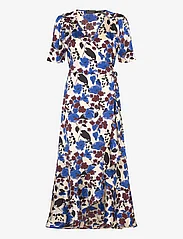 Soaked in Luxury - SLKarven Printed Dress SS - kleitas ar pārlikumu - sandshell graphic flower - 0