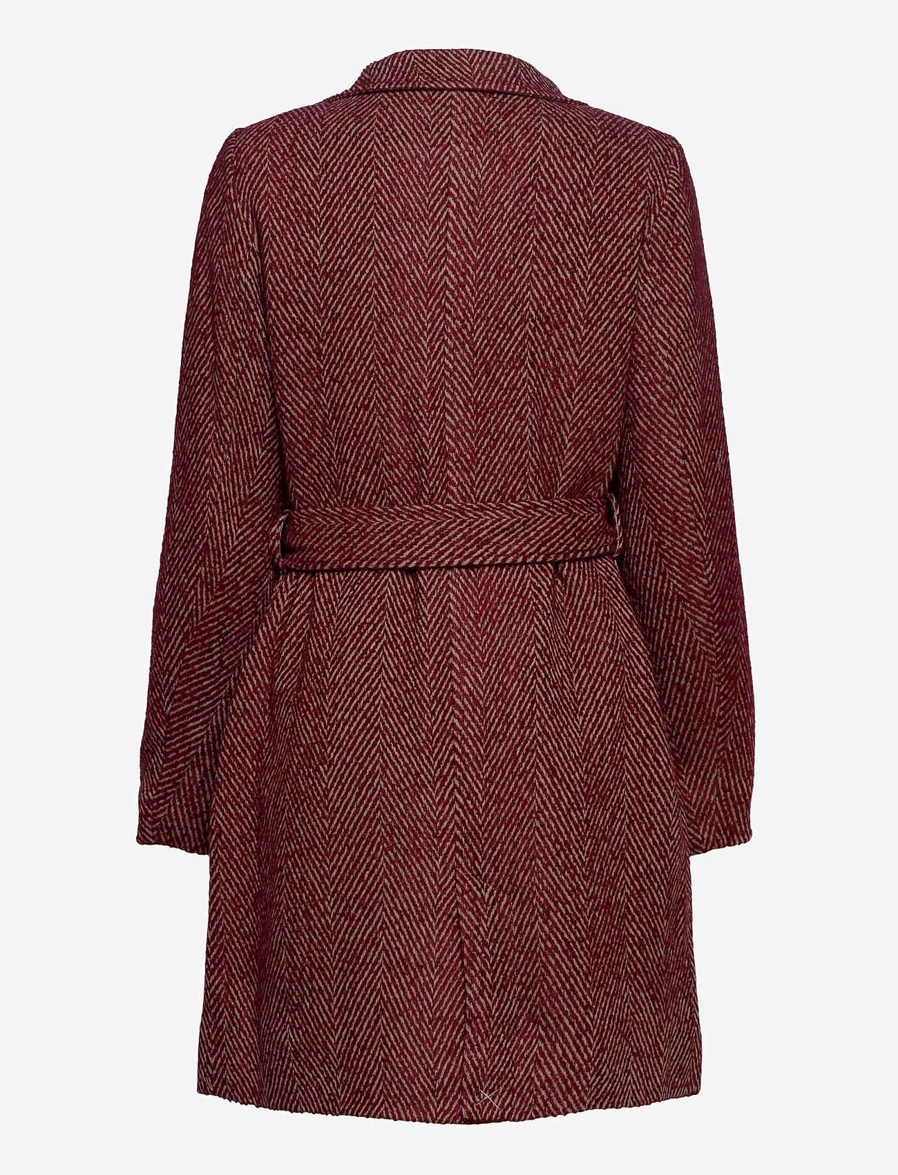 Soaked in Luxury - SLMerlea Coat - syrah heringbone - 2