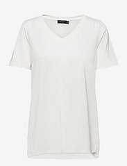 Soaked in Luxury - SLColumbine Oversize T-shirt SS - najniższe ceny - broken white - 0