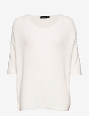 Soaked in Luxury - SLTuesday Cotton Jumper - jumpers - whisper white - 0