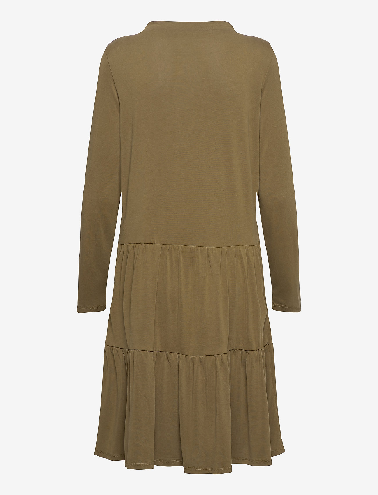 Soaked in Luxury - SLColissa Dress - midi kjoler - military olive - 1