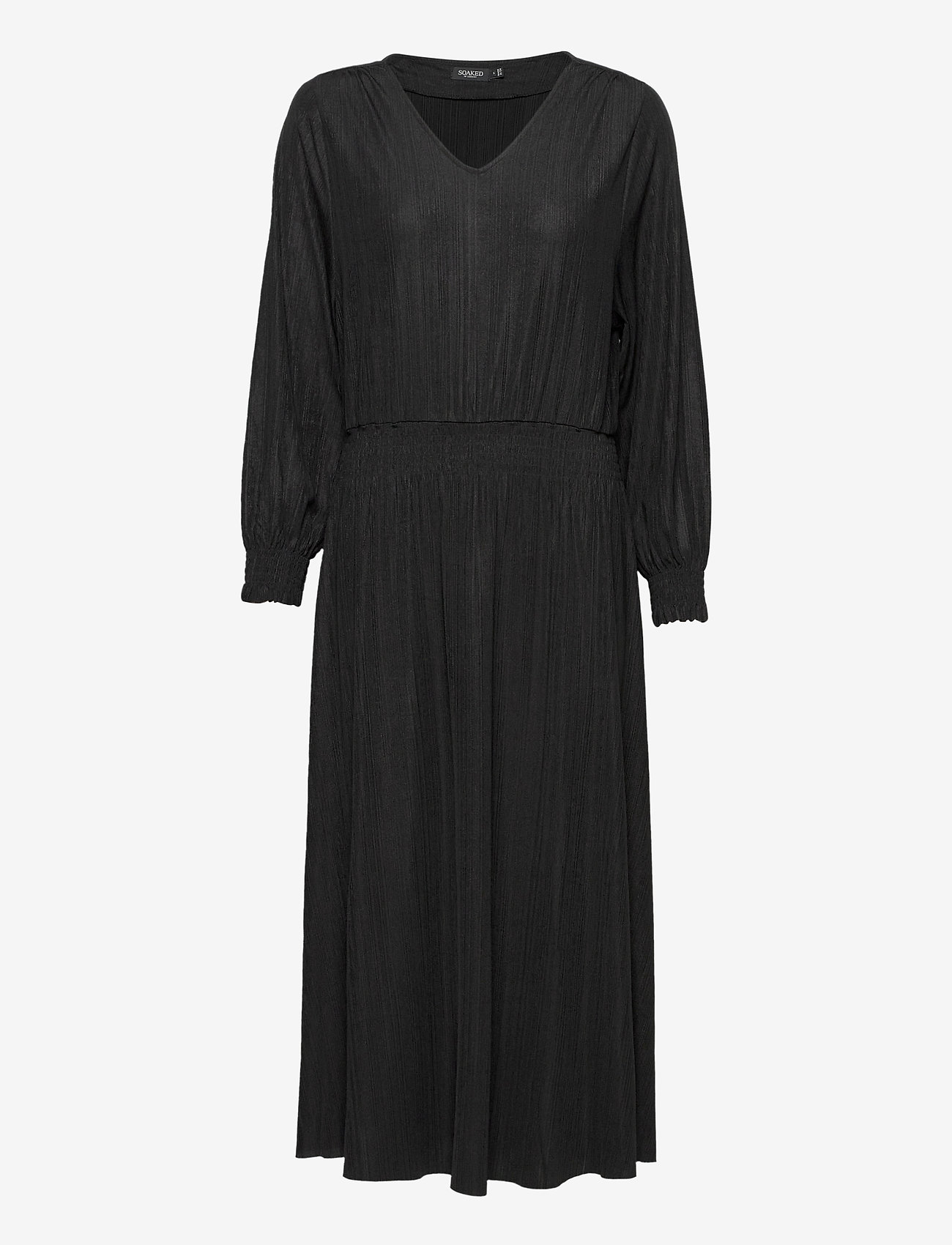 Soaked in Luxury - SLMieko Long Dress LS - midikleider - black - 0