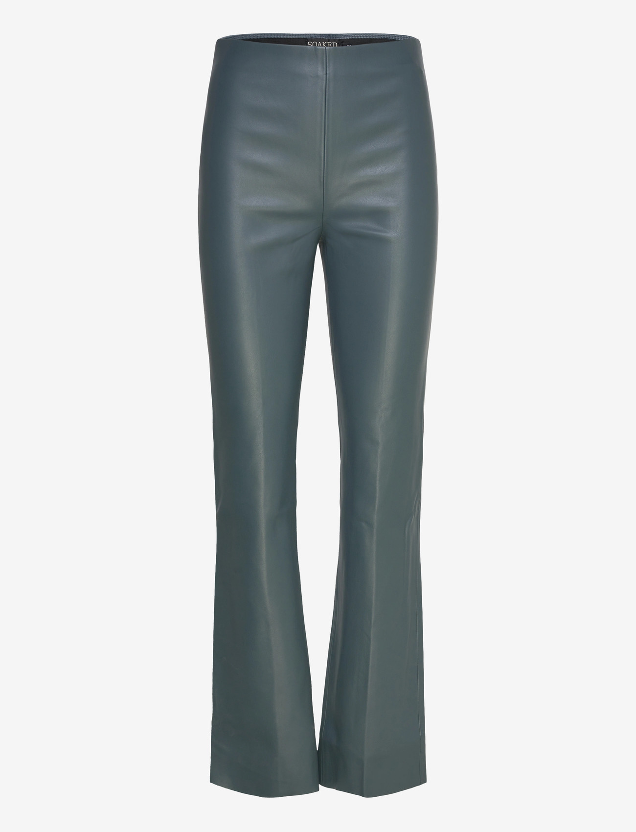 Soaked - SLKaylee Straight Pants - odinės kelnės - dark slate - 0