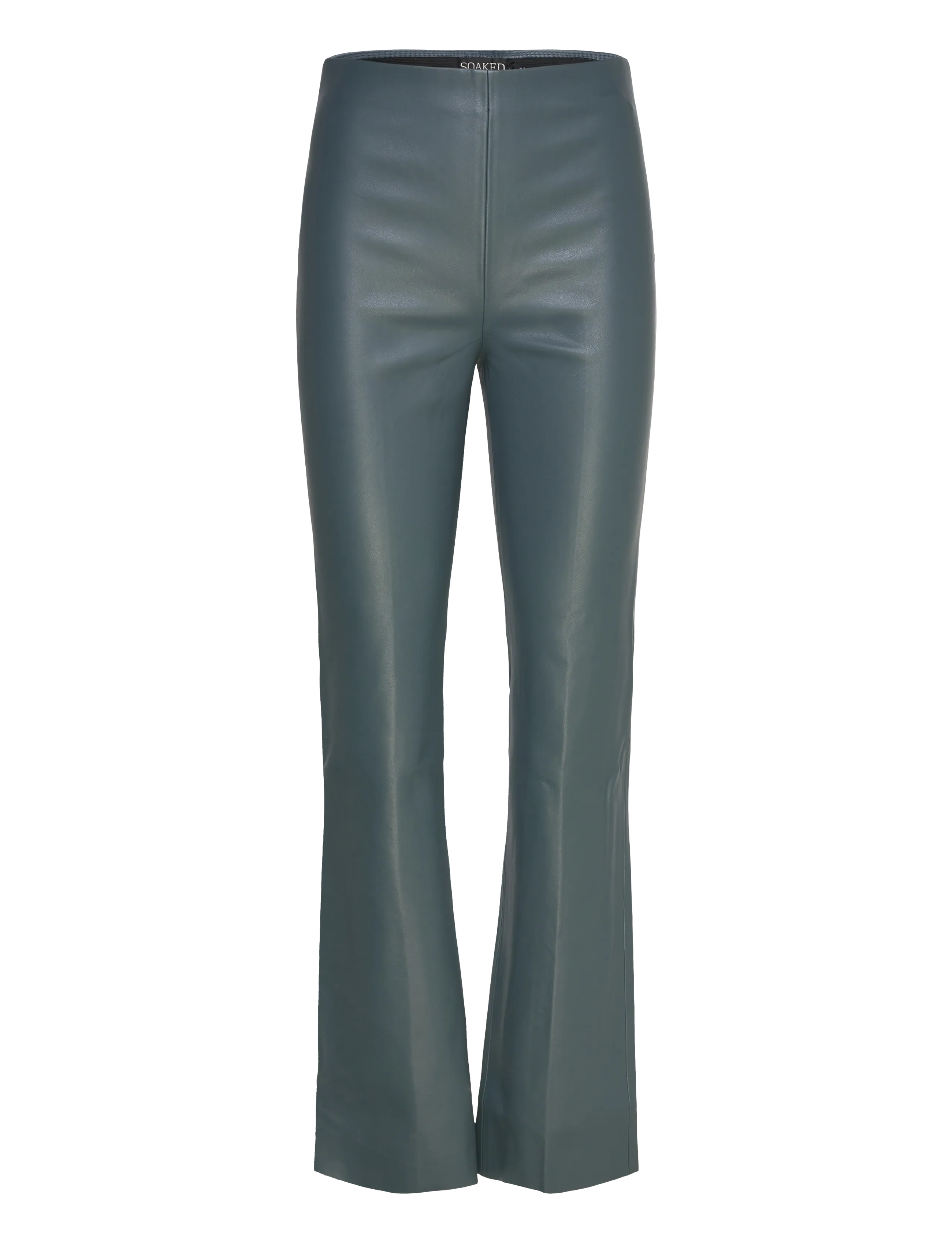 Soaked SLKaylee Straight Pants - Nahkpüksid - DARK SLATE / grey