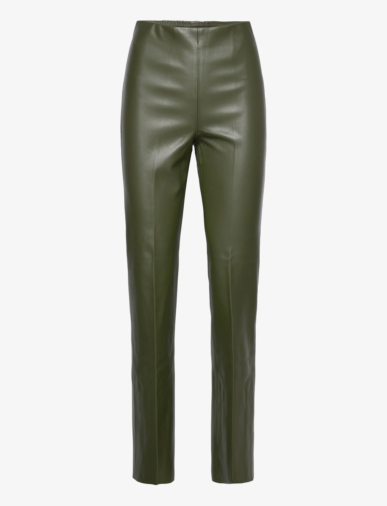 Soaked in Luxury - SLKaylee Straight Pants - festtøj til outletpriser - kombu green - 0