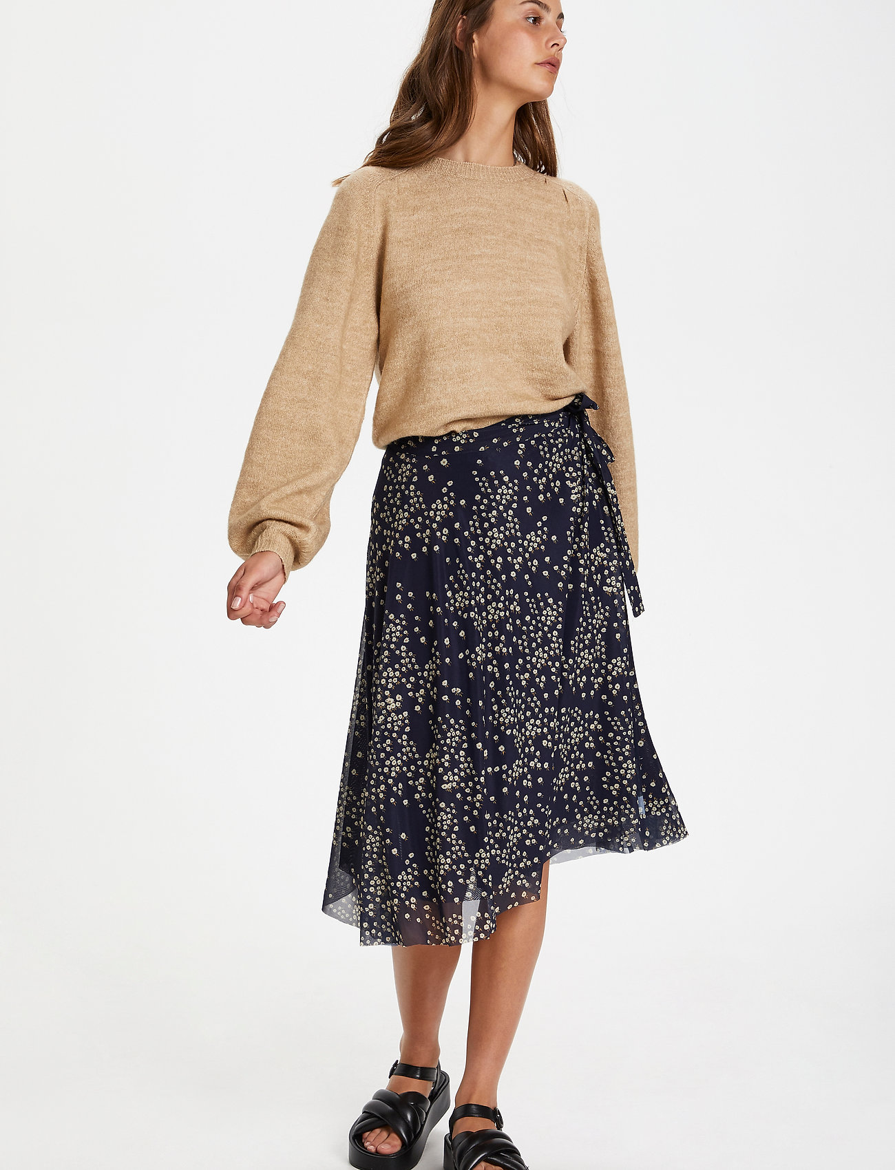 Soaked in Luxury - SLKatrina Skirt - parisian night small flower - 3