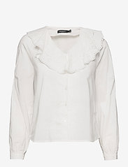 Soaked in Luxury - SLKenobi Blouse LS - langärmlige blusen - whisper white - 0