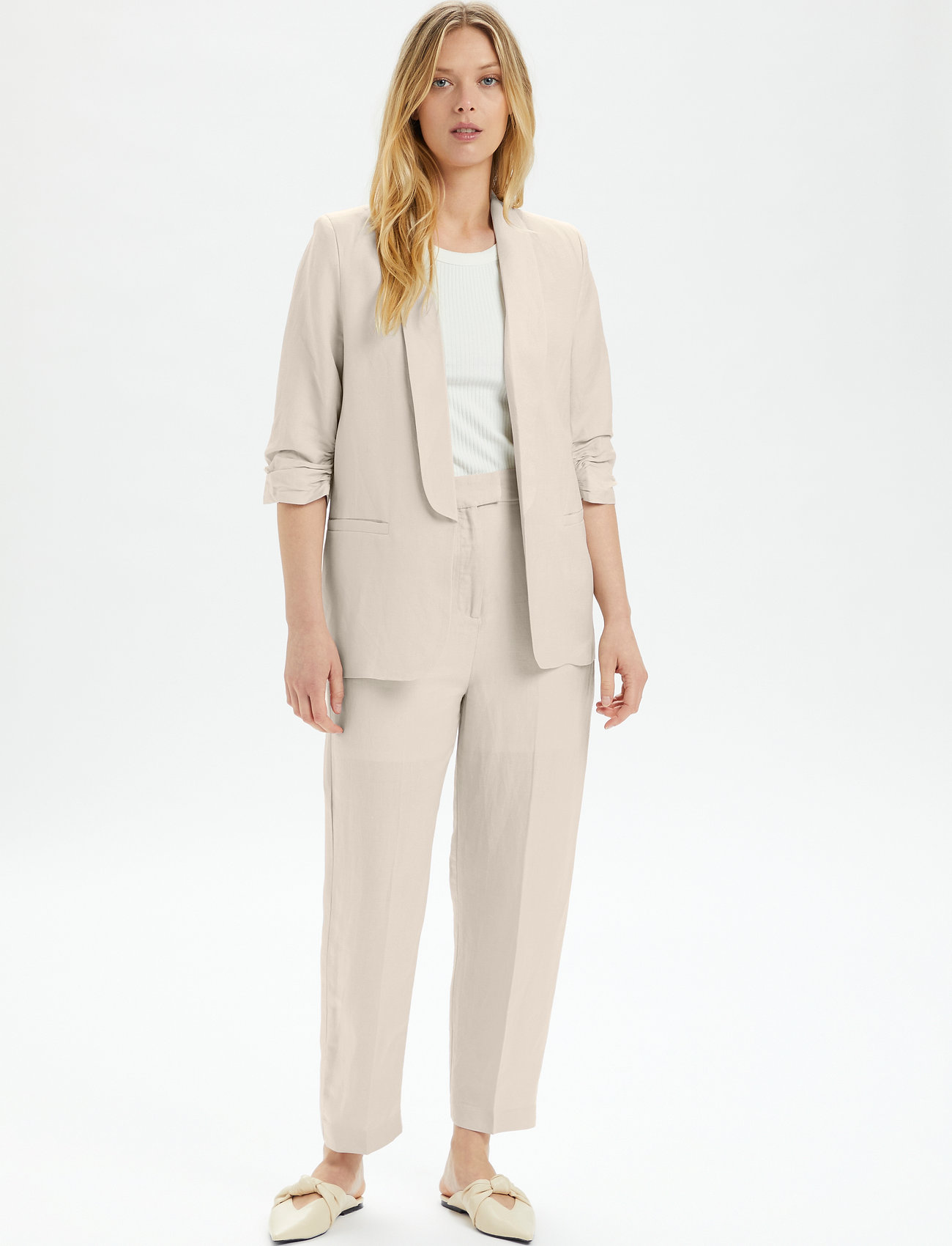 Soaked in Luxury - SLSun Shirley Blazer - whisper white - 3