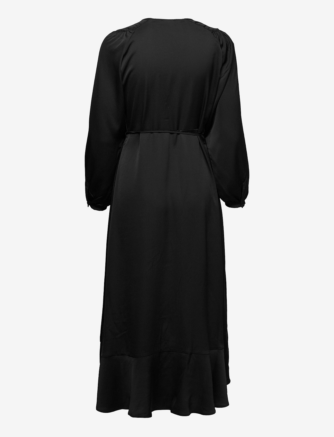 Soaked in Luxury - SLKarven Dress LS - midiklänningar - black - 1