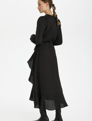 Soaked in Luxury - SLKarven Dress LS - midiklänningar - black - 4
