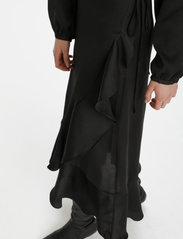 Soaked in Luxury - SLKarven Dress LS - midiklänningar - black - 5