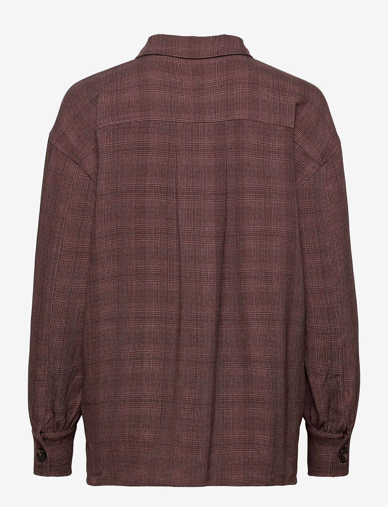 Soaked in Luxury - SLNalea Overshirt - naised - brown suiting check - 1