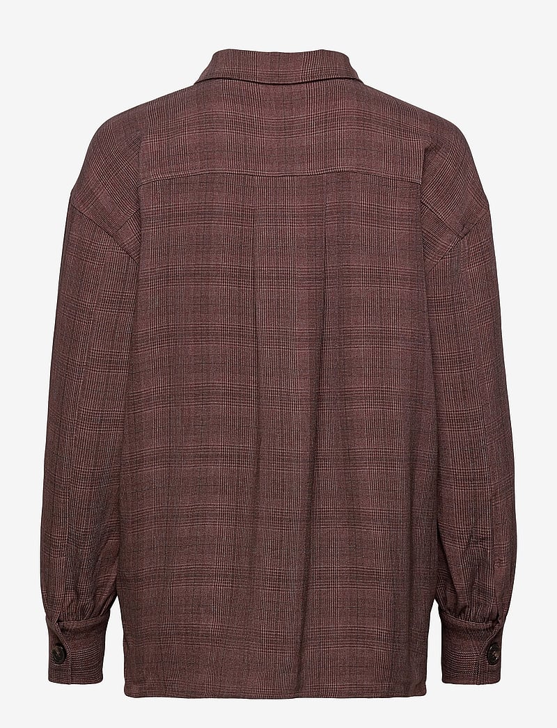 Soaked - SLNalea Overshirt - overshirts - brown suiting check - 2