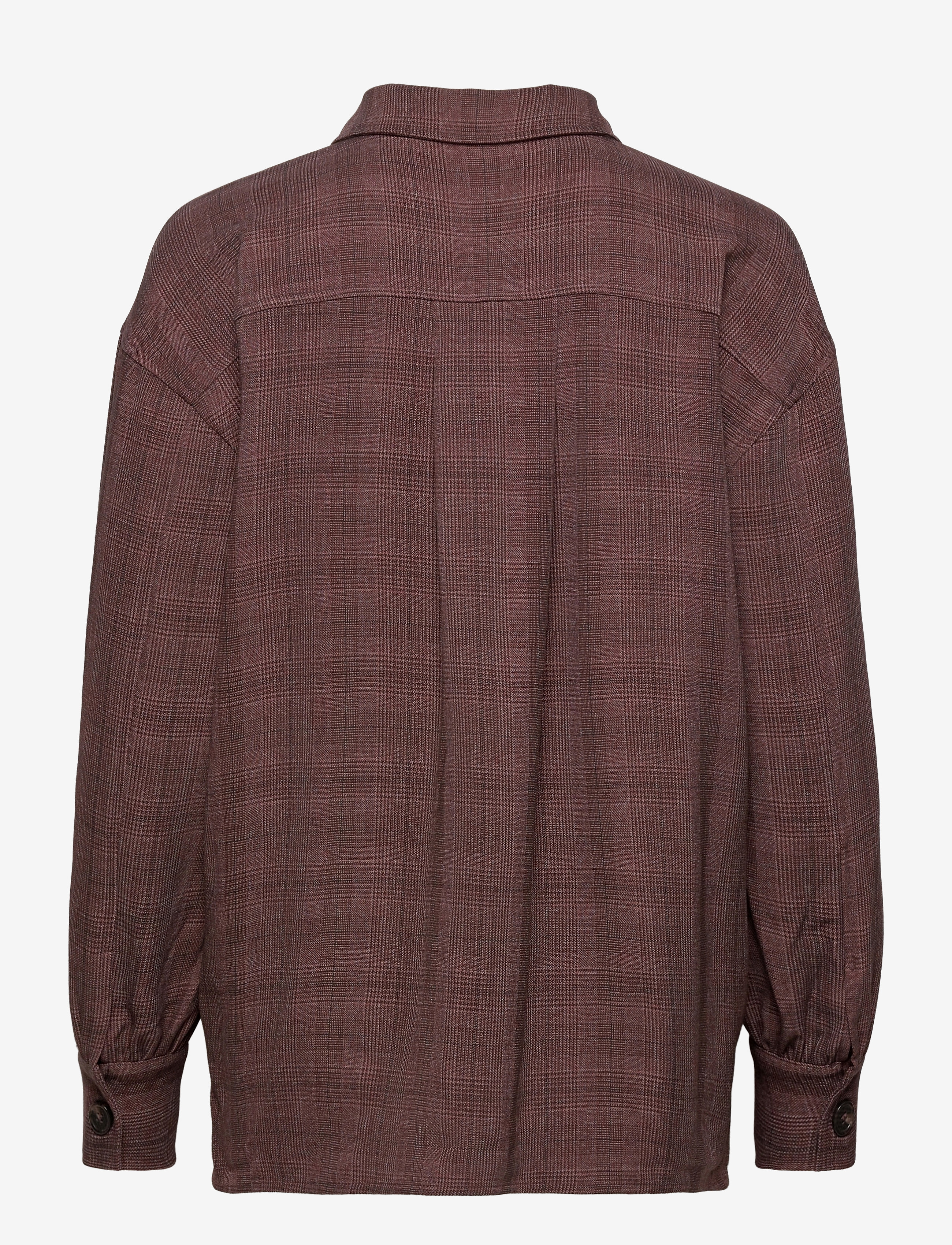 Soaked - SLNalea Overshirt - overshirts - brown suiting check - 2