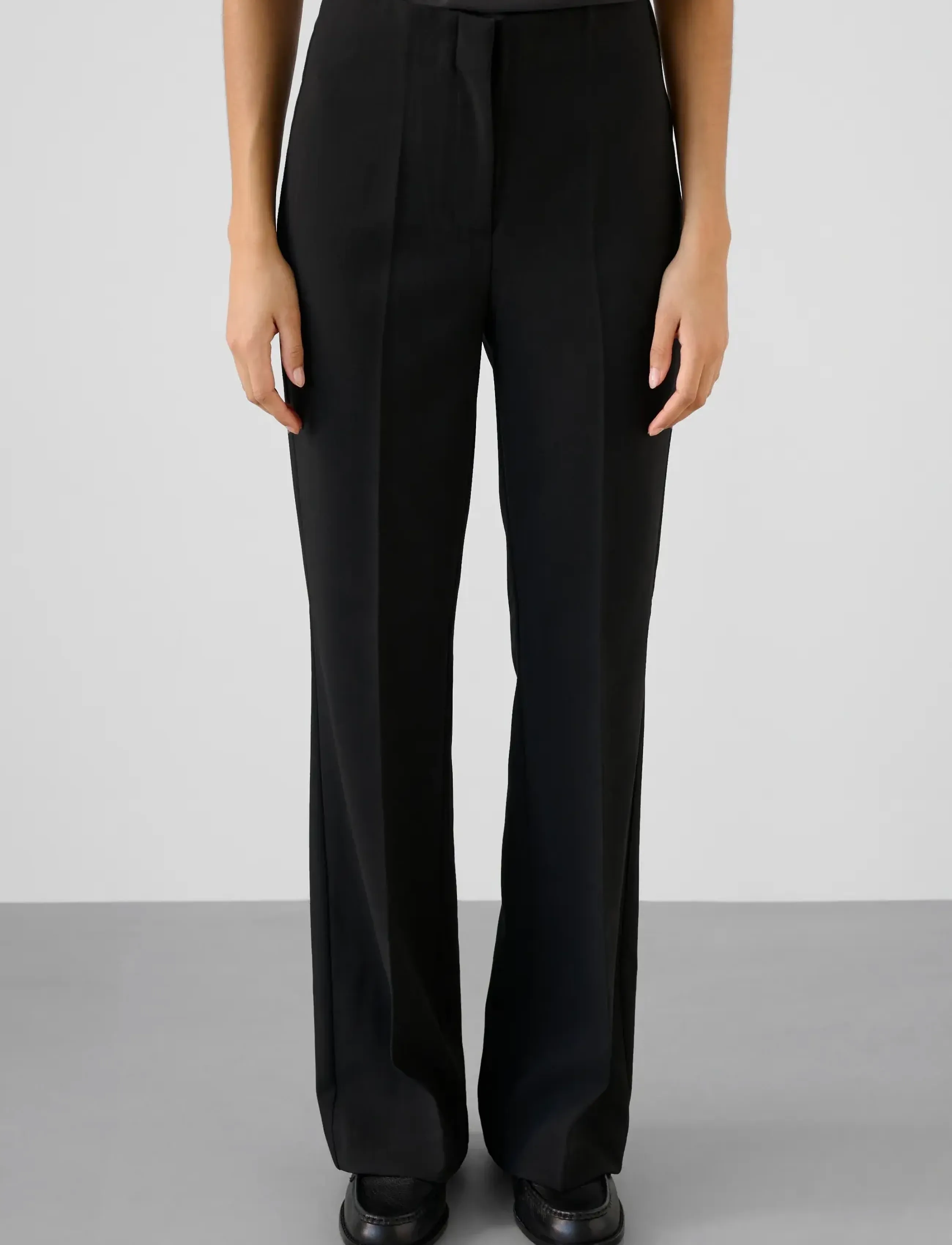Soaked SLCorinne Pants - Last chance - BLACK / black
