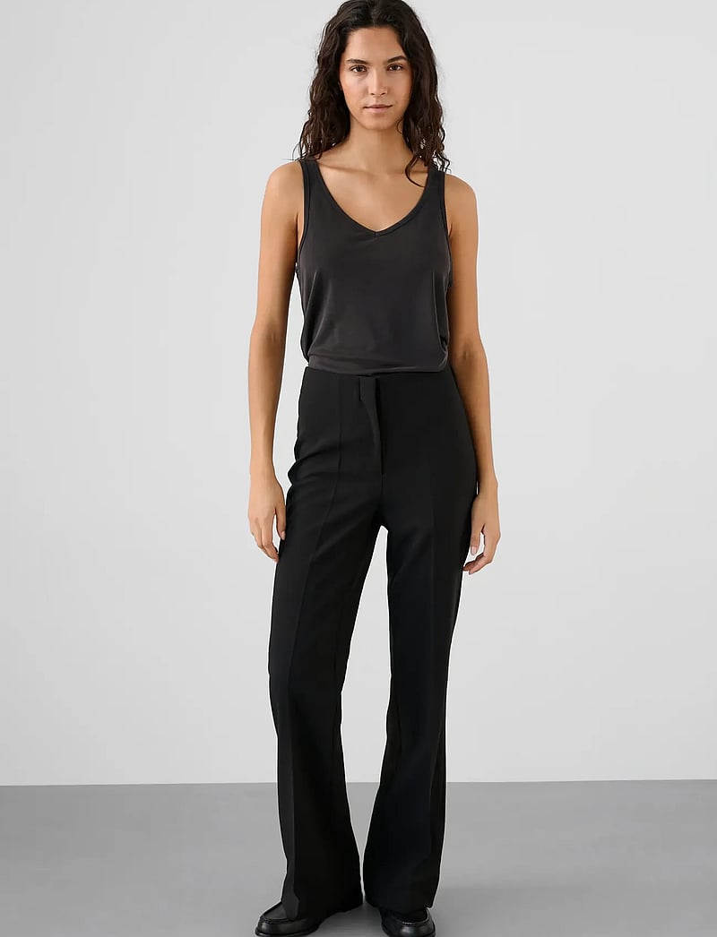 Soaked - SLCorinne Pants - straight leg hosen - black - 3