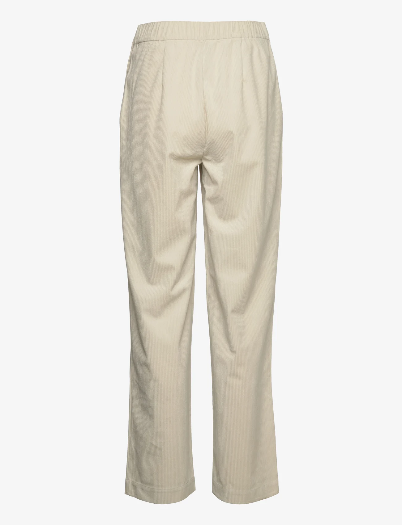 Soaked in Luxury - SLAkani Pants - spodnie proste - bone white - 1