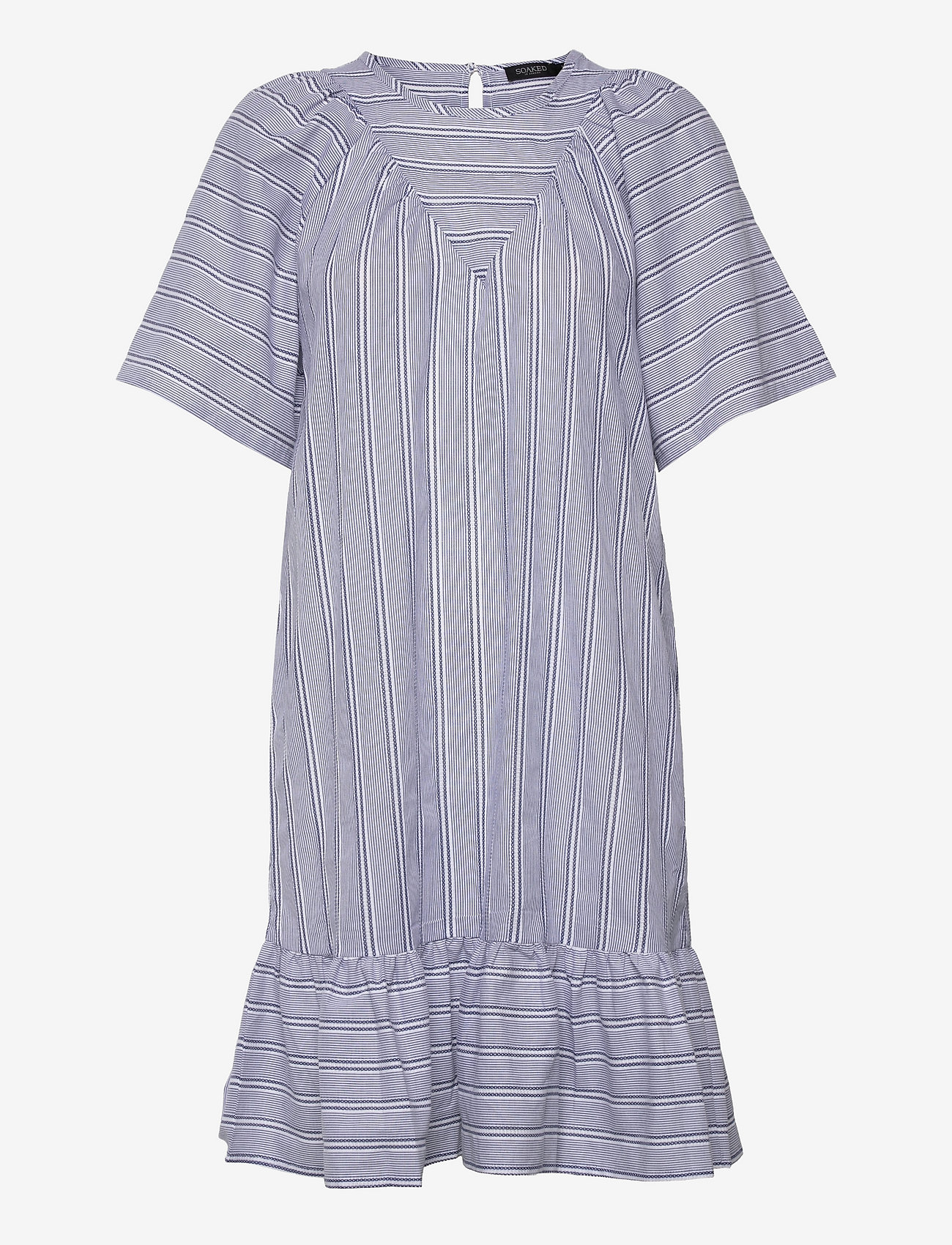 Soaked in Luxury - SLHannie Dress - korte kjoler - blue and white stripes - 0