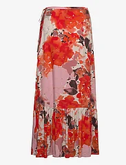 Soaked in Luxury - SLVioletta Skirt - midi nederdele - grenadine watercolour print - 1