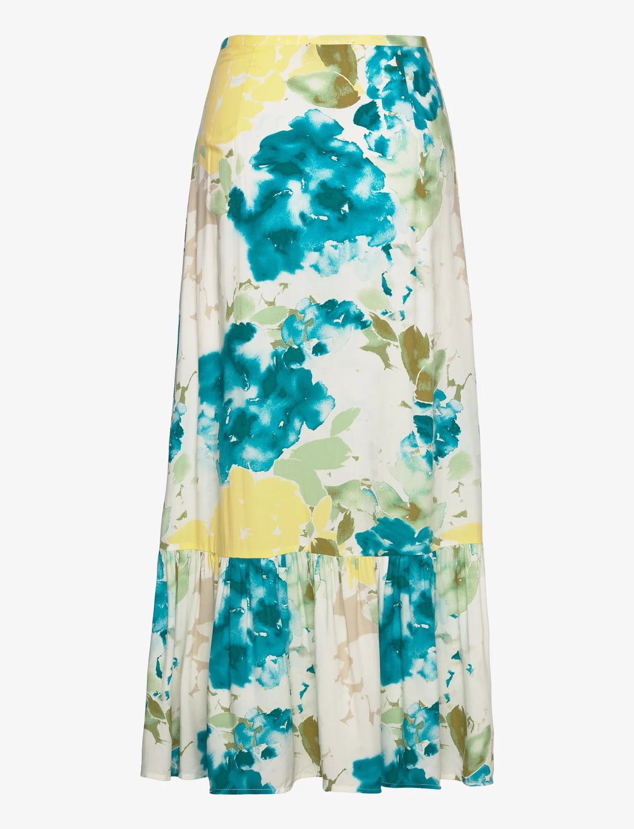 Soaked in Luxury - SLVioletta Skirt - midi kjolar - deep lake watercolour print - 1