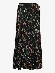 Soaked in Luxury - SLVioletta Skirt - midi nederdele - black botanical print - 0