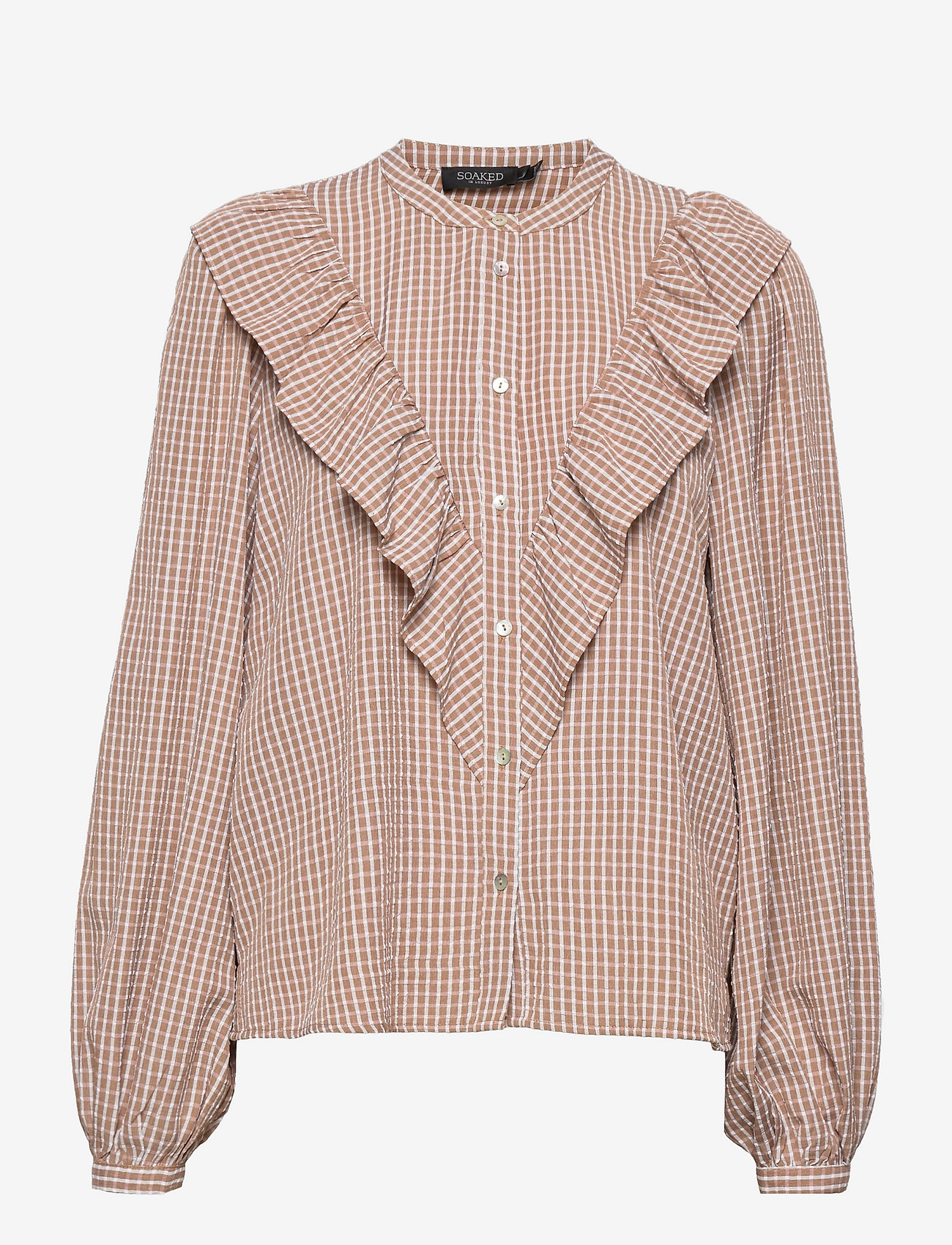 BEAVER FUR/BROKEN WHITE CHECKS