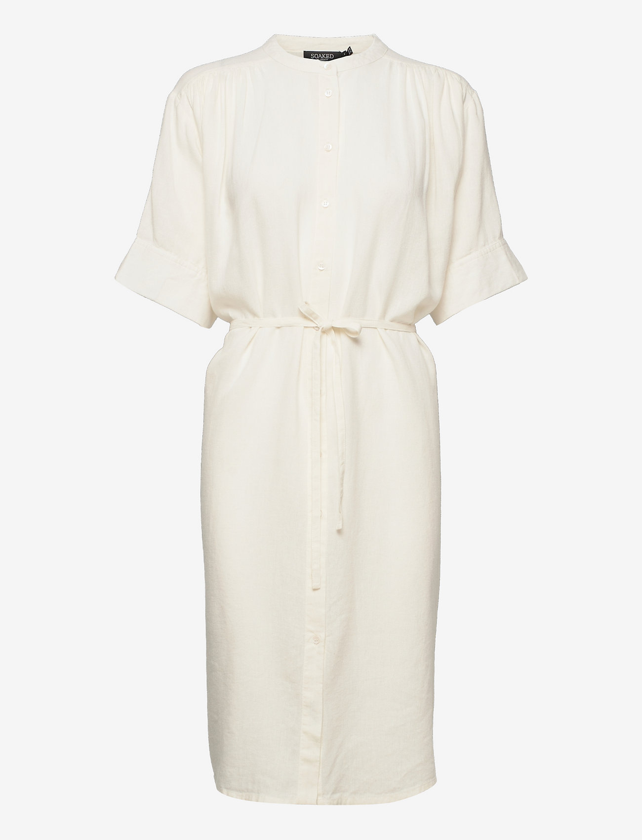 Soaked in Luxury - SLRosaline Shirt Dress - summer dresses - whisper white - 0