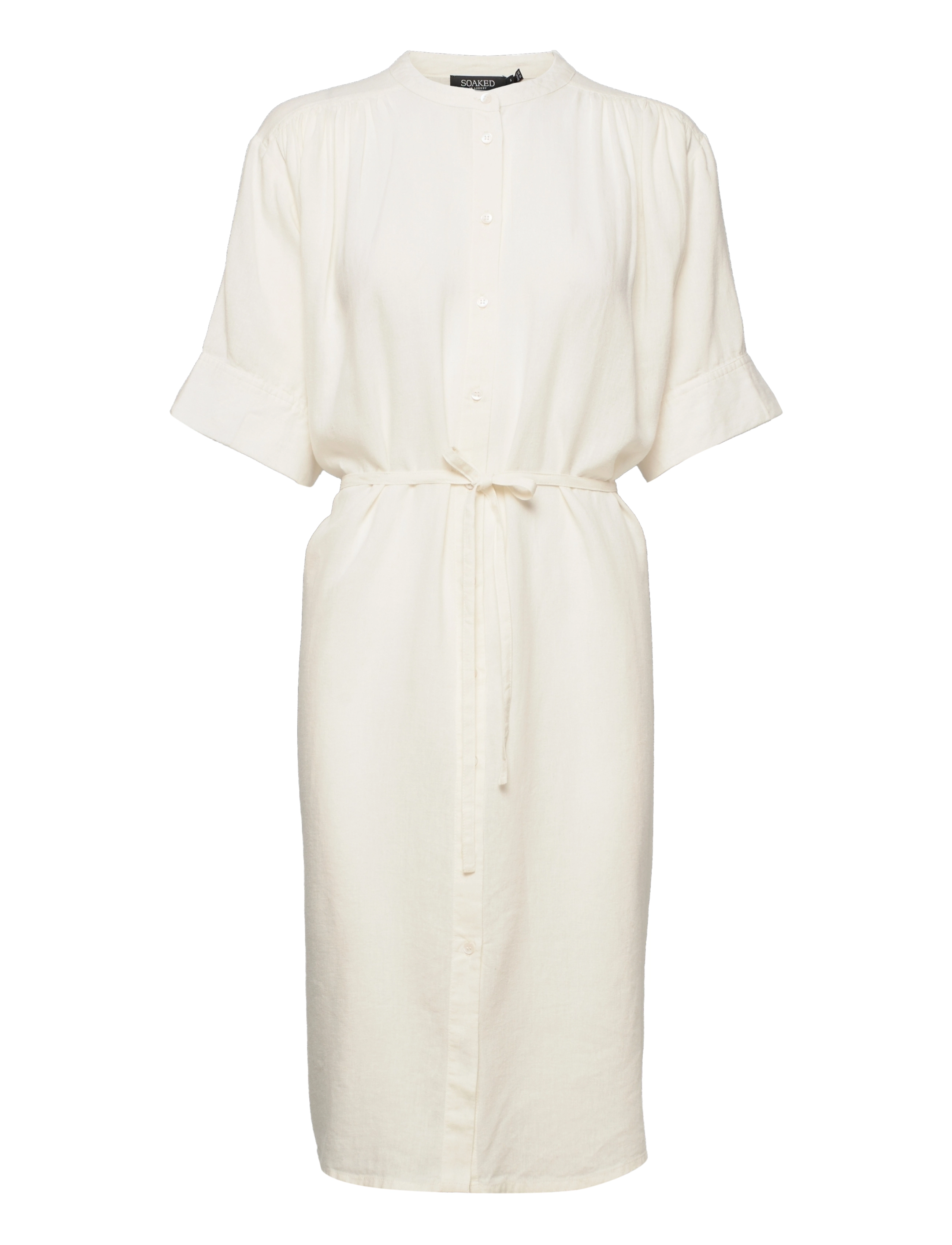 Soaked in Luxury - SLRosaline Shirt Dress - whisper white - 1
