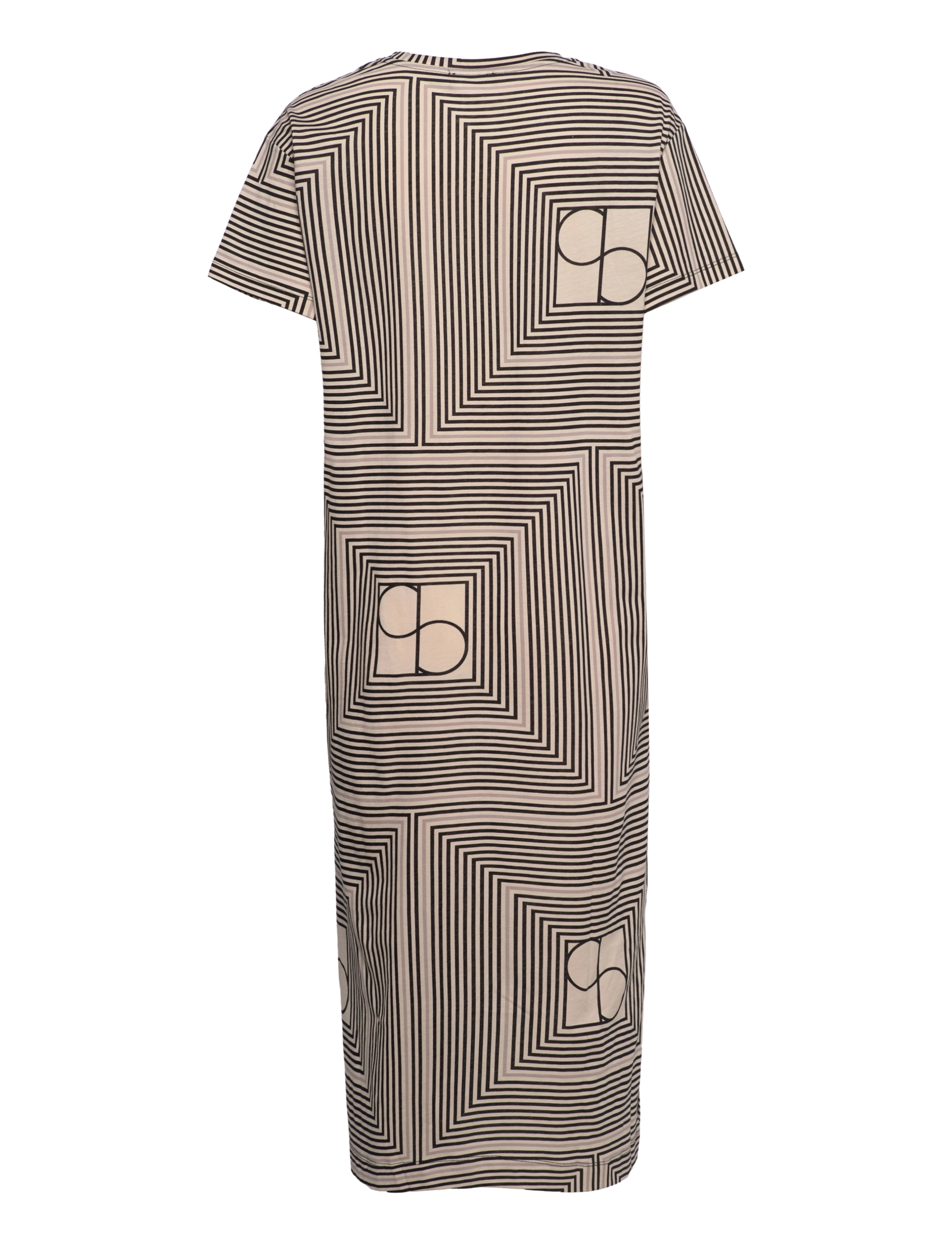 Soaked in Luxury - SLEve Dress SS - black monogram print - 2