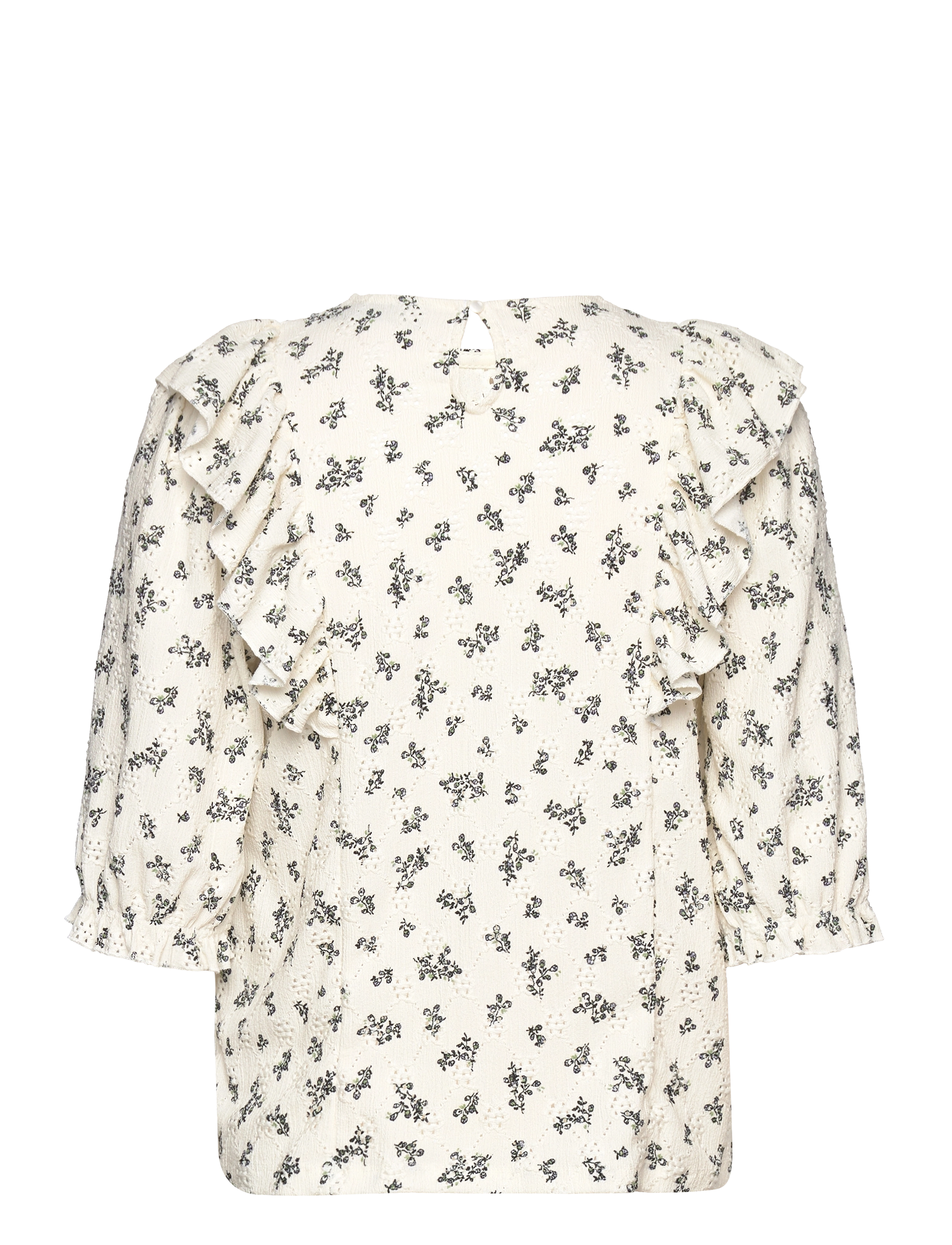 Soaked in Luxury - SLSuzie Blouse SS - white seed capsule print - 1