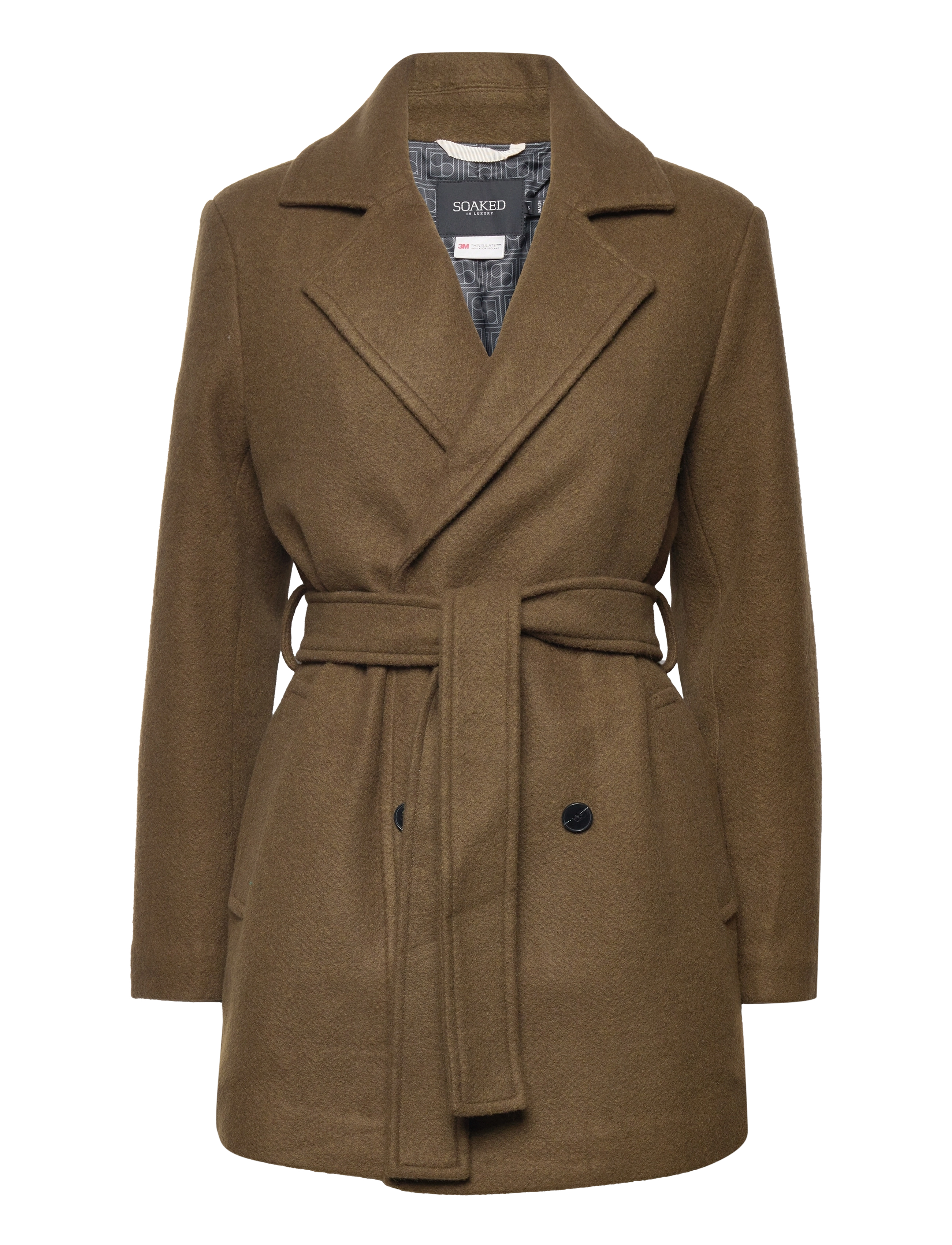 Soaked in Luxury - SLMaria Coat - dark olive - 1