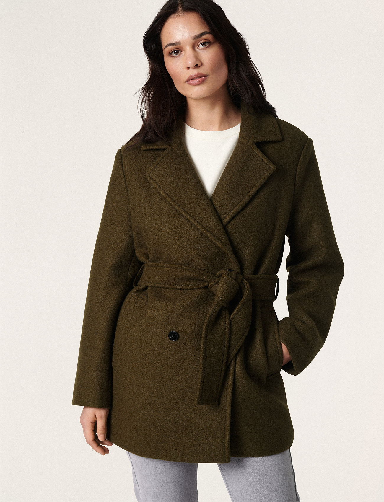 Soaked in Luxury - SLMaria Coat - dark olive - 0
