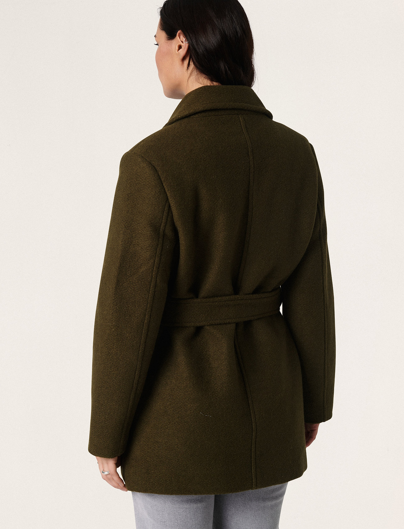 Soaked in Luxury - SLMaria Coat - dark olive - 4