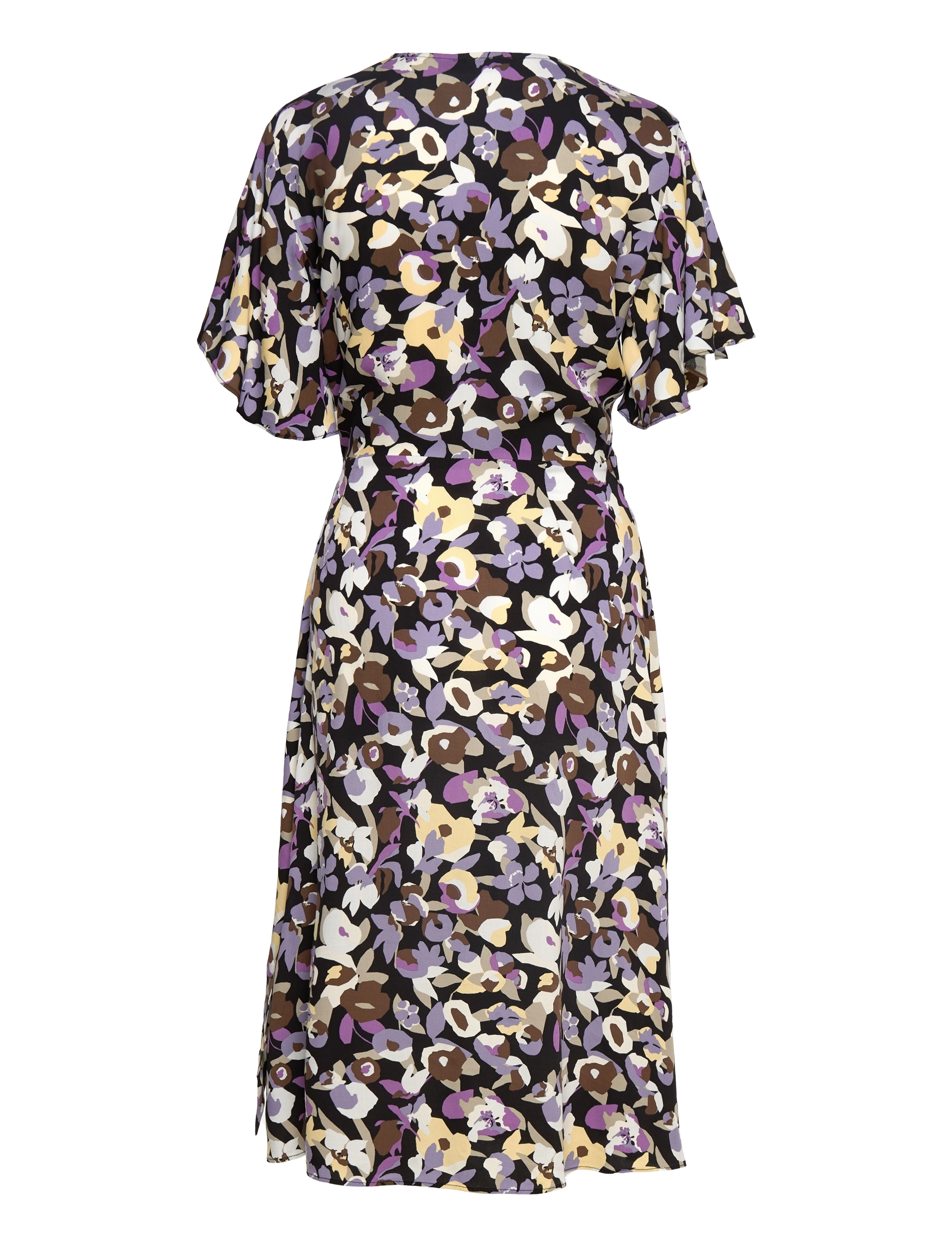 Soaked in Luxury - SLCindra Gaby Dress - black graphic flower print - 2