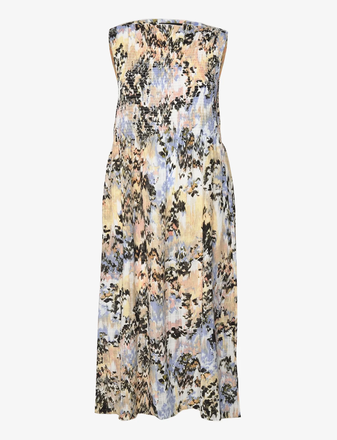 Soaked in Luxury - SLOlympia Dress - maxi kjoler - parsnip abstract print - 0
