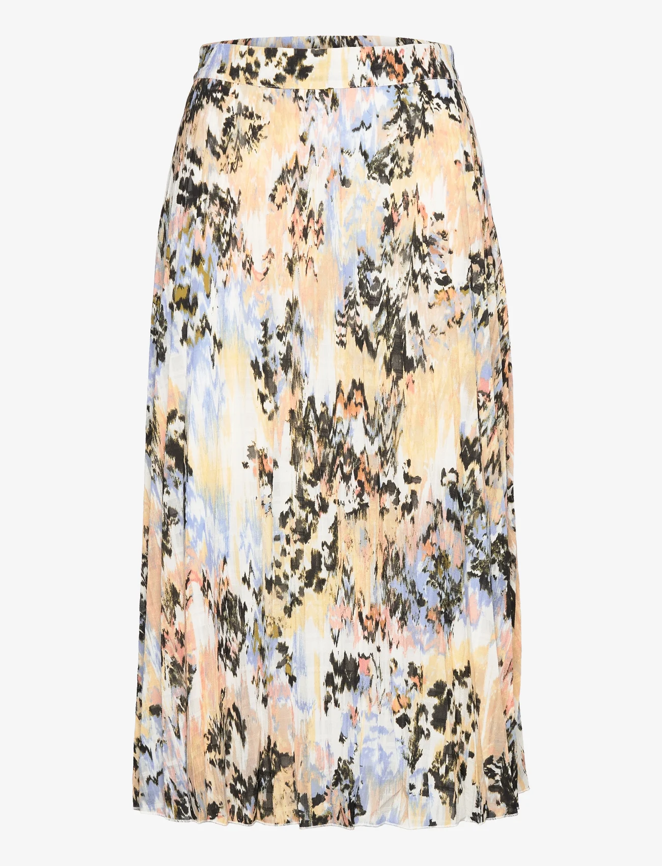 Soaked in Luxury - SLOlympia Skirt - midi kjolar - parsnip abstract print - 0