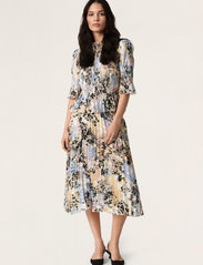 Soaked in Luxury - SLOlympia Skirt - midi kjolar - parsnip abstract print - 3