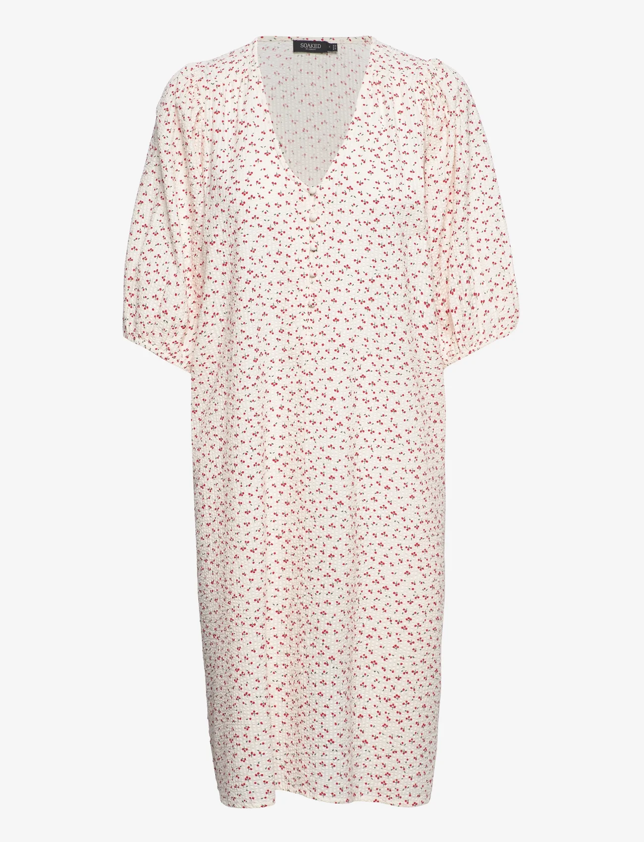 Soaked in Luxury - SLNaiah Dress - korte kjoler - white cherry flower - 0